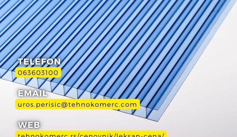 Leksan ploče sa UV zaštitom – jednokomorne i višekomorne