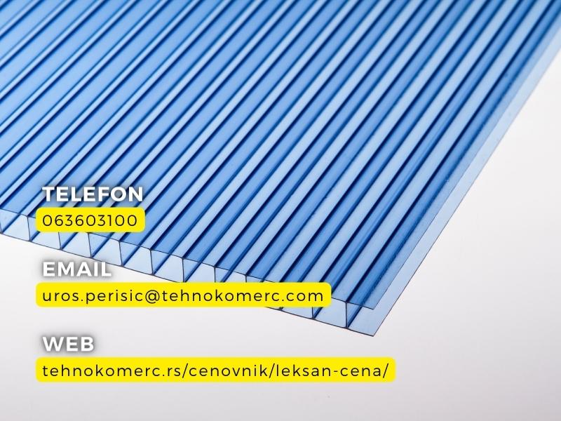 Leksan ploče sa UV zaštitom – jednokomorne i višekomorne